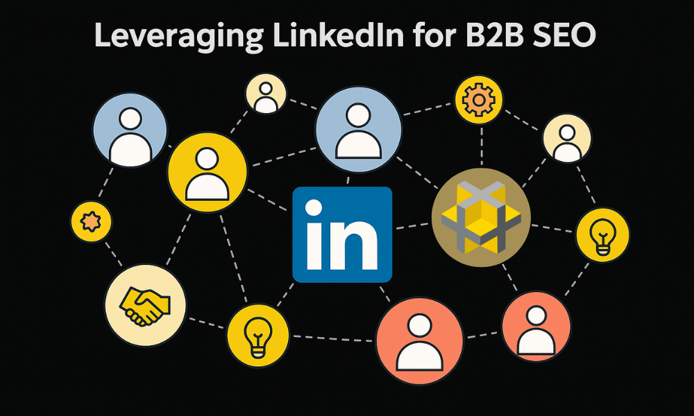 LinkedIn business profile optimized for B2B SEO consulting services