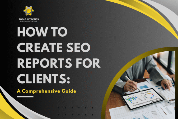 SEO reports for clients showing traffic growth, keyword rankings, and ROI metrics