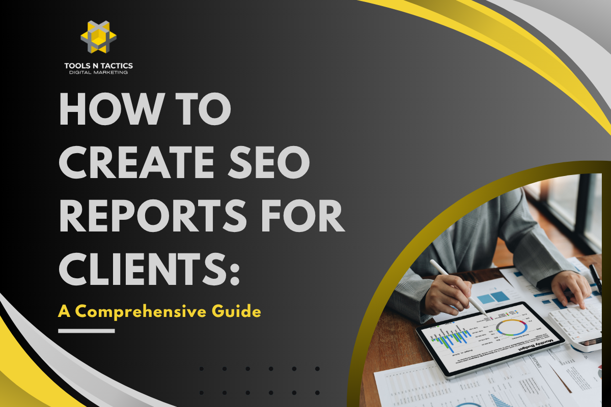 SEO reports for clients showing traffic growth, keyword rankings, and ROI metrics