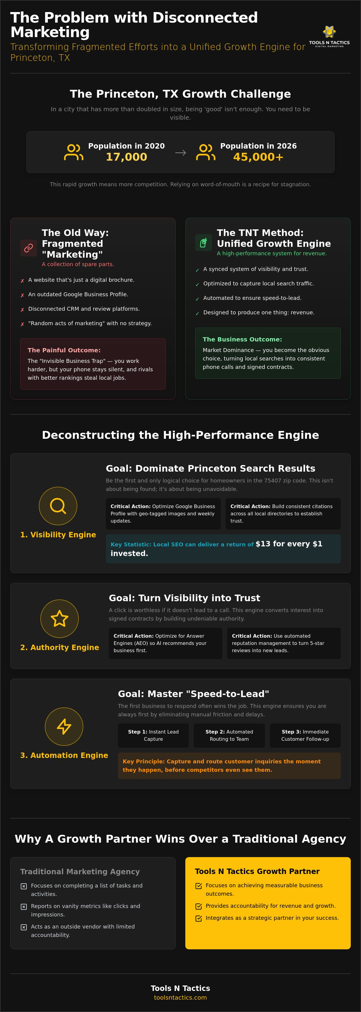 Princeton TX Online Presence Management: Building a Growth Engine for Service Businesses