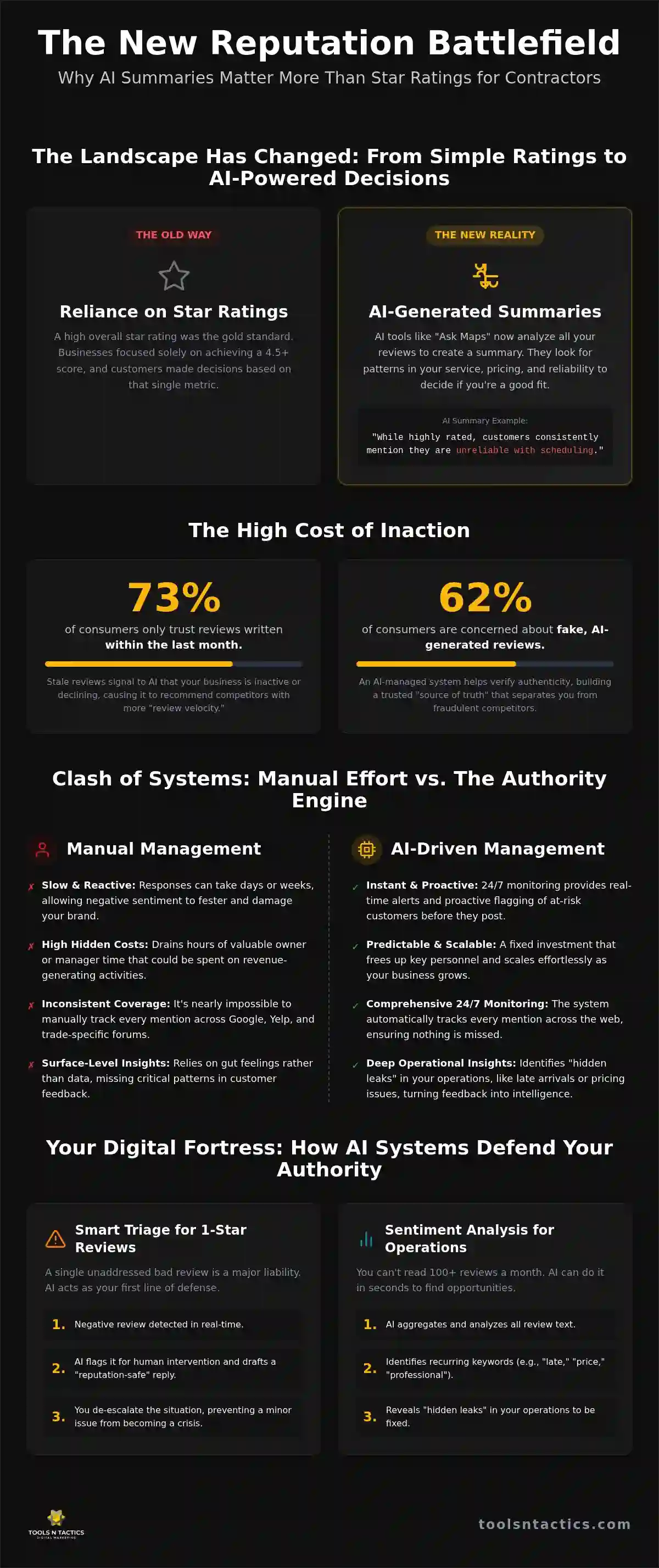 AI Reputation Management for North Texas Contractors